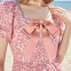 thumbnail image 5 of Broche de lazo preatado Yinane para mujer rosa, 5 of 8