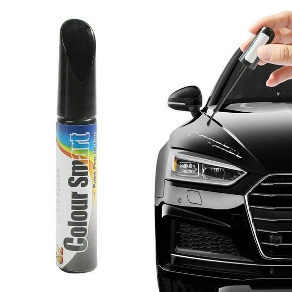 12ml Black Universal Car Paint Touch-Up Pen with Soft Brush Head - Easy-to-Use Scratch Repair Solution for Minor Paint Chips, Waterproof & Rust Prevention, Quick-Drying Automotive Coating Filler Tool