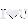 thumbnail image 4 of INICIO / L❤VE / I ❤U Letras de bricolaje Etiqueta de espejo de pared Calcomanías artísticas Póster de bricolaje para dormitorio Habitación I❤ U Yotijar Cartas Etiqueta de la pared, 4 of 10