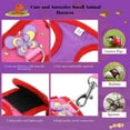 thumbnail image 4 of Small Pet Harness Cute Adjustable Vest and Leash Set for Guinea Pig, No Pulling Comfort Mesh Padded Vest for Small Pets, Ferrets, Chinchillas, Hamsters, Iguanas and Similar Small Animals, 4 of 8