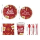 thumbnail image 3 of Ganfancp Christmas Themed Painting Holiday Disposable Tableware Party Supplies Holiday Party Decoration Set Christmas Decoration Disposable Tableware Ofertas Del Día 24*Platos de Papel de 9 Pulgadas,, 3 of 6