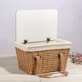 thumbnail image 2 of PICNIC TIME Canasta Wicker Basket, 2 of 5