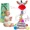 Forest Zebra, variant on Dancing Talking Giraffe Plush Toy, Adjustable Volume, 10 Kids Songs, Mimicking Recording Repeating What You Say, Glowing Light Up Musical Stuffed Animal, Interactive Tummy Time And Soft Interactive