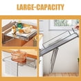 thumbnail image 5 of Organizador de puerta de gabinete, estante colgante, plegable, para organizar especias de cocina, estante de almacenamiento, estante de cocina, 5 of 5