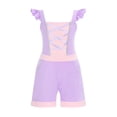 thumbnail image 5 of Mono de princesa con temática de Disney para niñas, ropa de manga voladora, una pieza, corta, sirena, Moana, Mirabel, Anna, Verano, 5 of 5