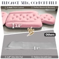 thumbnail image 6 of VOXOR Full Body Bath Pillow, 50"x15" x 2" Thick Bathtub Cushion with Suction Cups for Head, Neck & Back Support Light Pink, 6 of 7