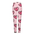 thumbnail image 5 of QATAINLAV Valentines Day Leggings for Women Fashion Heart Print Yoga Pants Casual High Waisted Stretch Tights Full Length Workout Legging Pant Multicolor M, 5 of 6