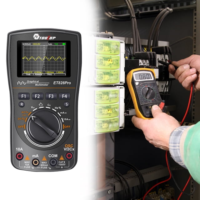 Medidor Capacitancia Resistencia Corriente Voltaje Pantalla A Color 2 4 Pulgadas Hugtrwg