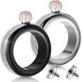 thumbnail image 1 of 2 Piezas Brazalete de Pulsera Frasco de Acero Inoxidable 304 con Diamante y 2 Piezas de Embudo para Regalos de Navidad Mujeres Niñas Fiesta de Baile Suministros para Clubes de Cumpleaños, 1 of 5