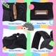 thumbnail image 5 of iniuniu Mochila para pañales, kit 4 en 1, grande, unisex, mochila de viaje impermeable para bebés, niños y niñas, con bolsa para pañales, cambiador lavable, estuche para chupete y correas para cocheci, 5 of 5