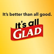 Glad ForceFlex MaxStrength with Clorox Trash Bags, 13 Gal, Eucalyptus and Peppermint, 40 Ct