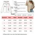 thumbnail image 2 of Womens Button Down Shirt Casual Lapel Long Sleeve Pocket Blouses Fall Outfits, 2 of 5