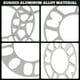 thumbnail image 2 of Kenally Espaciadores de rueda de aleación de aluminio de 4 piezas, placa de cuñas adaptadora de alta confiabilidad antifricción Vehículos, repuestos y accesorios Mis, 2 of 6