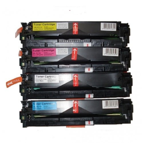 1 Set (BK/C/M/Y) CRG116 Compatible Toner Cartridges for Canon 116 Printer