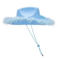 thumbnail image 4 of 3-10 Years Toddler Kids Cowgirl Cowboy Hat Baby Girl Boy Western Hat for Halloween Party Dress Up Costume, 4 of 8