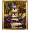 thumbnail image 2 of Tori Home Garden Path at Giverny' by Claude Monet Framed Painting, 2 of 5