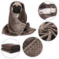 thumbnail image 2 of Pet Blanket Solid Color Breathable Soft Cat Fleece Blanket Dog Throw Blanket, 2 of 10