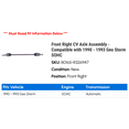 thumbnail image 2 of Front Right CV Axle Assembly - Compatible with 1990 - 1993 Geo Storm SOHC 1991 1992, 2 of 2