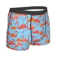 thumbnail image 4 of Uemuo Flamingo Pattern Men's Boxer Briefs,Trunk Anti-Chafing,Comfortable, Durable, and Stylish Underwear-XX-Large, 4 of 9