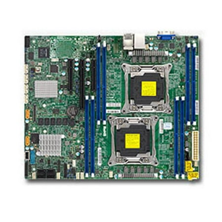 Supermicro MBD-X10DRL-C-B LGA2011 Xeon E5-2600v3 C612 DDR4 PCI Express SATA ATX Motherboard, Brown (Best Motherboard For Xeon E5)