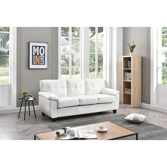 Homestock Vintage Variety Sofa , white