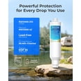 thumbnail image 4 of Waterdrop RV Water Filter with Flexible Hose Protector, Dedicated for RVs and Marines, Significantly Reduces Lead, Fluoride, Chlorine, Bad Taste&Odor, 1 Pack RV Inline Water Filter, 4 of 10