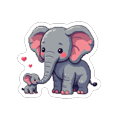 thumbnail image 3 of cartoon Elephant Theme Stickers, Waterproof Elephant Theme Sticker for Water Bottle Laptop Phone Cases Planner Skateboard Luggage Helmet Party Favor Decor, Ideal for Adults Teens Teacher Rewards, 3 of 9