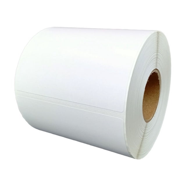 Papel térmico de tres pruebas, papel de etiquetas 100*100, papel de impresión térmica 100*150, papel de código de barras de etiquetas adhesivas