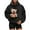 Black, variant on Womens Large Pet Pouch Sweatshirt Oversized Pet Carrier Animal Holder Hoodie Fashionable Long Sleeve Oversized Pocket Dog Pocket Hoodie Fall Winter Clothes