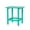 lake blue, variant on Aoodor Outdoor Adirondack Side Table HDPE End Table，Classic Modern Design，High-Quality，Easy to Assemble，Versatile End Table for Patio, Garden, Lawn