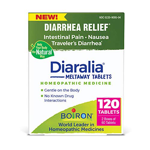 Boiron Diaralia Tablets for Diarrhea Relief, Gas, Bloating, Intestinal