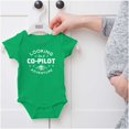 thumbnail image 5 of Alien Believer UFO Hunter Copilot Romper Boys or Girls Infant Baby Brisco Brands 12M, 5 of 6