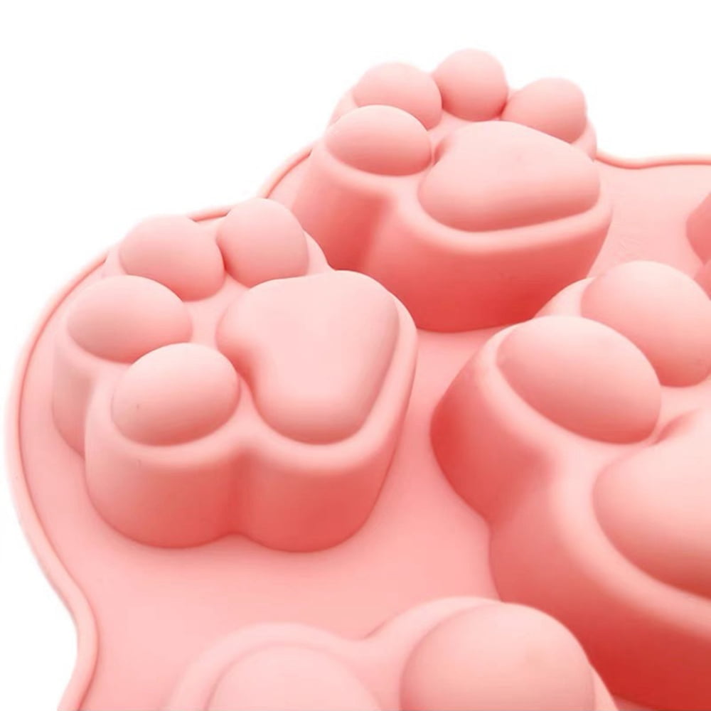 Silicone Paw Print Mold 7 Cavity Dog Treat Molds Non stick - Temu