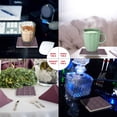 thumbnail image 2 of RYLABLUE Mandala Set of 8 Coaster for Drinks, Absorbent Ceramic Stone Coasters Cup Mat with Cork Base for Home Kitchen Room Coffee Table Bar Decor, 2 of 4