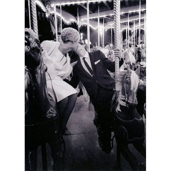 Avanti Press Carousel Ride Kiss America Collection Anniversary Card