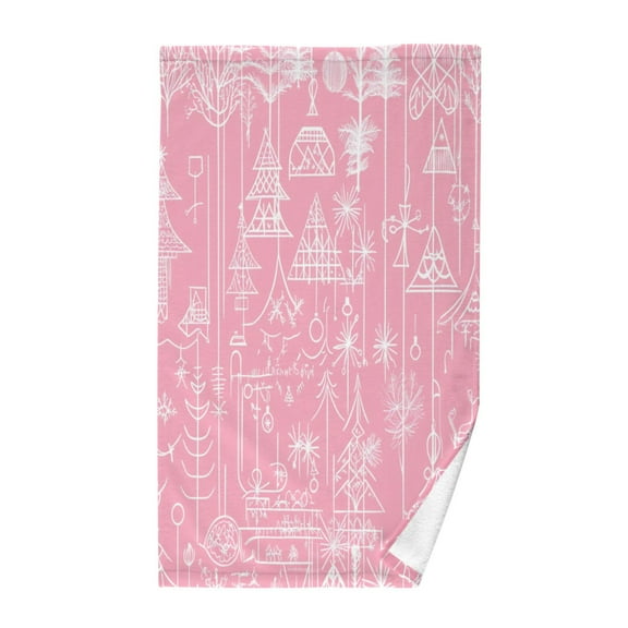 Whimsical Holiday Designs Soft 100% Cotton Towel, High Absorbency, Single Pack, 16" x 28"
