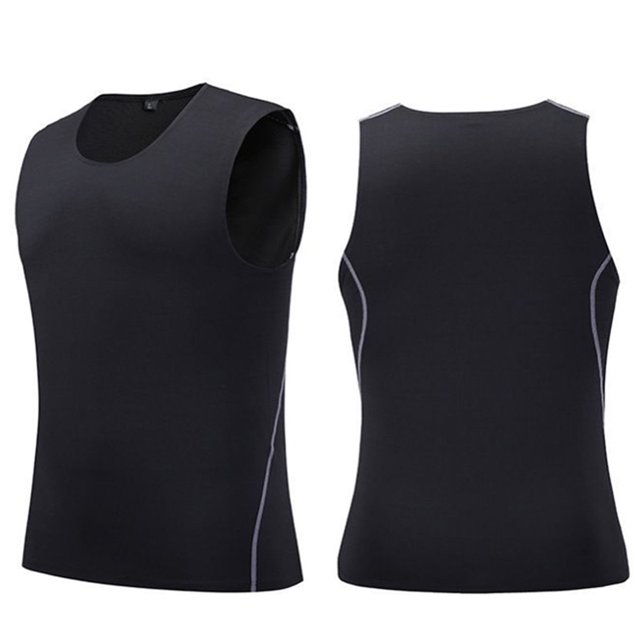 Chaleco de culturismo para hombres ajuste delgado elástico cómodo de secado rápido para hombres camisetas sin mangas chaleco cuello redondo absorbente de sudor para