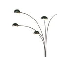 thumbnail image 1 of Mushroom 5 Light Arc Floor Lamp - Black Nickel Dimmer switch Marble base, 1 of 11