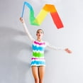 thumbnail image 4 of WRISTBIQUE Assorted Color Sports Ribbons for Kids Gymnastics and Dance Performance Props, PVC and Imitation Silk, 2 Pieces, 4 of 7