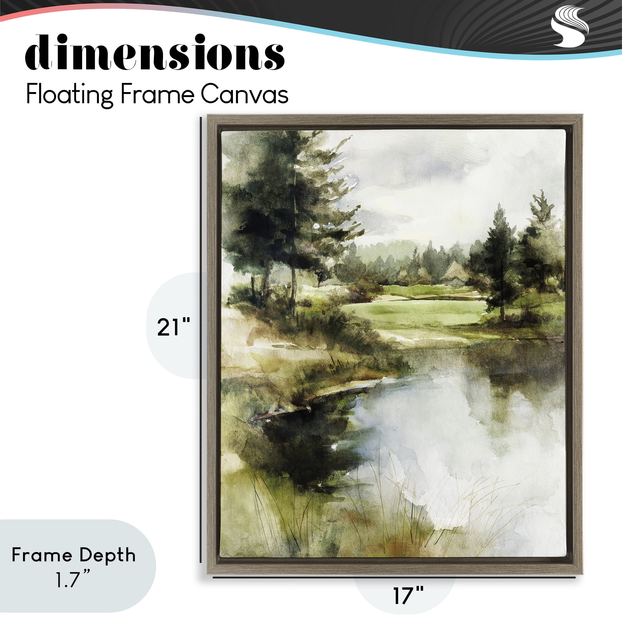 Stupell Industries The Secret Grove Brown Framed Floater Canvas Wall Art, design by Svetlana Aleynikova