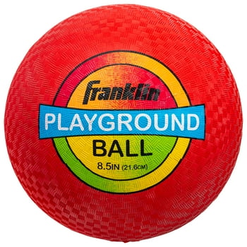 Franklin Sports 8.5" Playground Ball - Rubber Kickball + Playground Ball For Kids - Great for Dodgeball, Kickball, 4 Square + Schoolyard Games