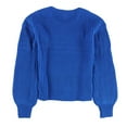 thumbnail image 2 of bar III Womens Balloon Sleeve Pullover Sweater, Blue, X-Small, 2 of 2