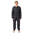 thumbnail image 5 of Harry Potter Mens' Hogwarts Christmas Sweater Hooded Union Suit Pajama, 5 of 8