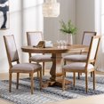 thumbnail image 2 of Beckstrom French Country 5-Piece Expandable Oval Dining Set - Wood - Light Gray and Natural, 2 of 13