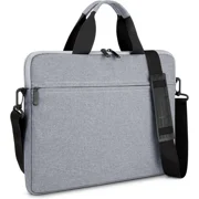 14-15 Inch Laptop Shoulder Messenger Bag Carrying Case Briefcase Slim Protective Computer Sleeve with Handle Strap Pocket for MacBook Acer ASUS HP Surface Dell Chromebook