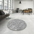 thumbnail image 3 of Ahgly Company Indoor Rectangle Patterned Platinum Gray Area Rugs, 8' x 12', 3 of 6