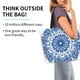 thumbnail image 2 of Fotbe Blue Watercolor Bolsa Tote Estética de Lona con Estampado para Mujer - Bolsa Reutilizable de Hombro Casual para Vacaciones, Compras, Trabajo y Gimnasio, 2 of 8