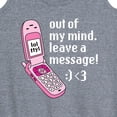 thumbnail image 3 of Instant Message - Out Of My Mind Leave A Message - Women's Racerback Tank Top, 3 of 6