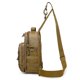 thumbnail image 5 of Bolsa De Pecho Molle Mochila Molle impermeable para el pecho para hombre para viajes de senderismo (marrón lobo) Sywqhk Para Estrenar, 5 of 9
