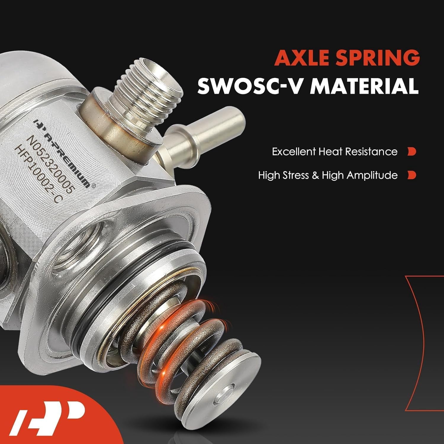 A-Premium High Pressure Fuel Pump Compatible with Kia Soul 2012-2016, Forte5/Forte Koup 2014-2016, Rio 2012-2014 & Hyundai Accent 2013-2014, Veloster 2013-2015, 1.6L, Gas